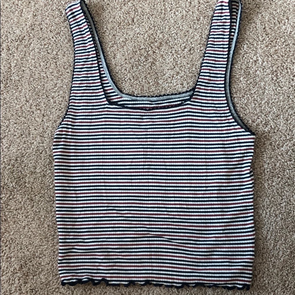 Red white and blue tank